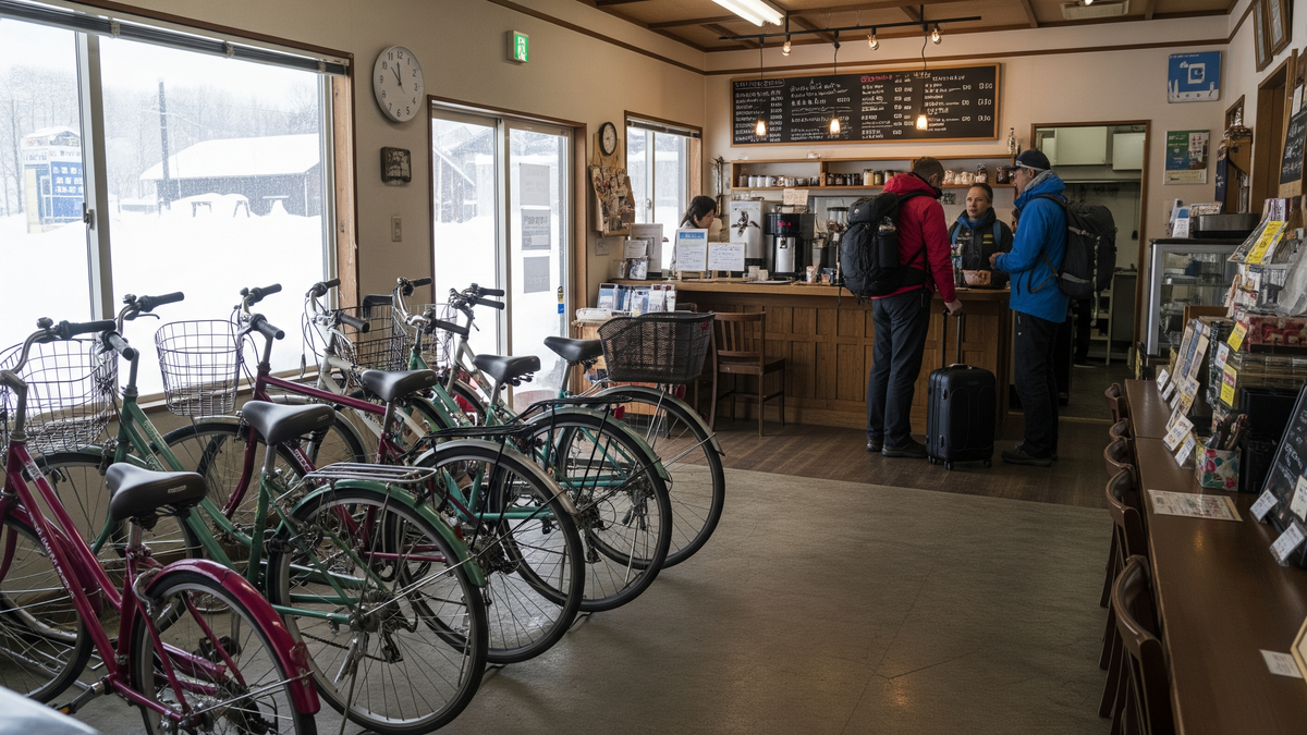 COTARU rental and luggage storage counter in Otaru